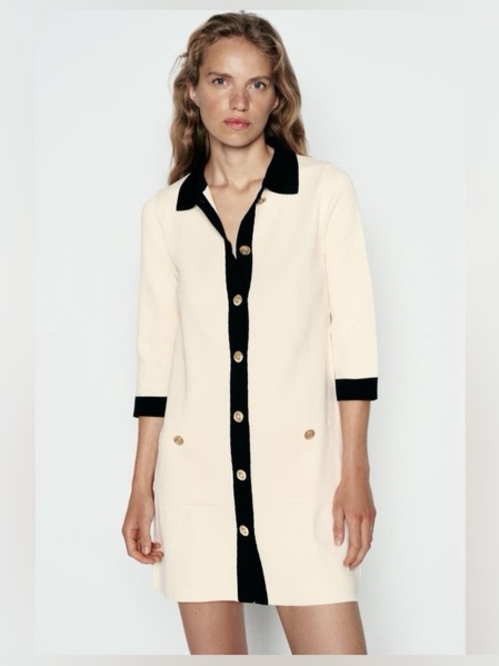 NWT Zara mini shirt dress size large